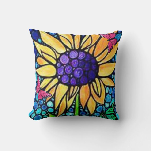 Throw Pillow Floral (Front)