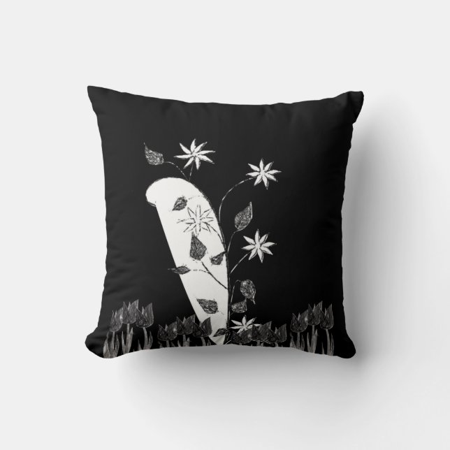 Throw Pillow Floral (Front)