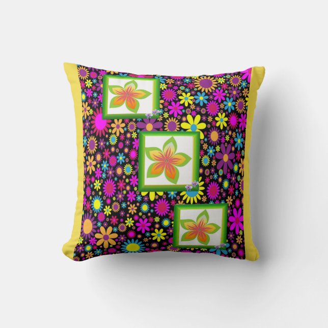 Throw Pillow Floral (Front)
