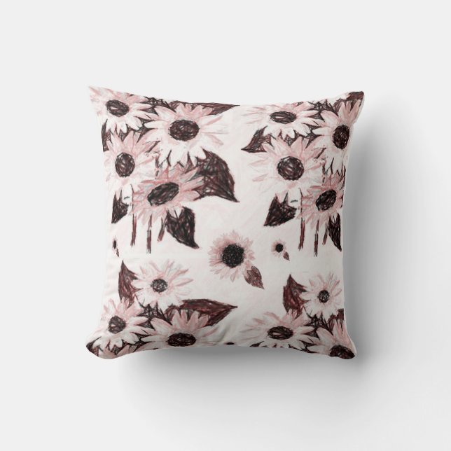 Throw Pillow Floral (Front)