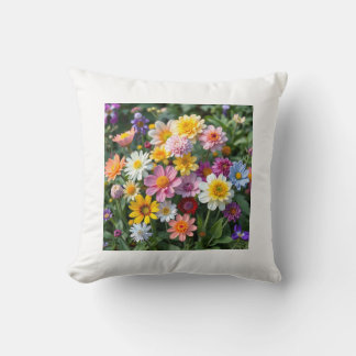 Throw Pillow Floral Design