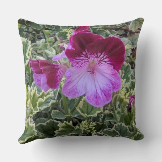 Throw Pillow-Floral series Geranium-Throw  Cushion