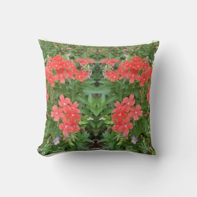 Throw Pillow flowers  (Front)