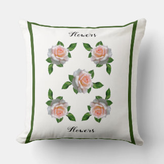 Throw Pillow Flowers (cotton) LS design