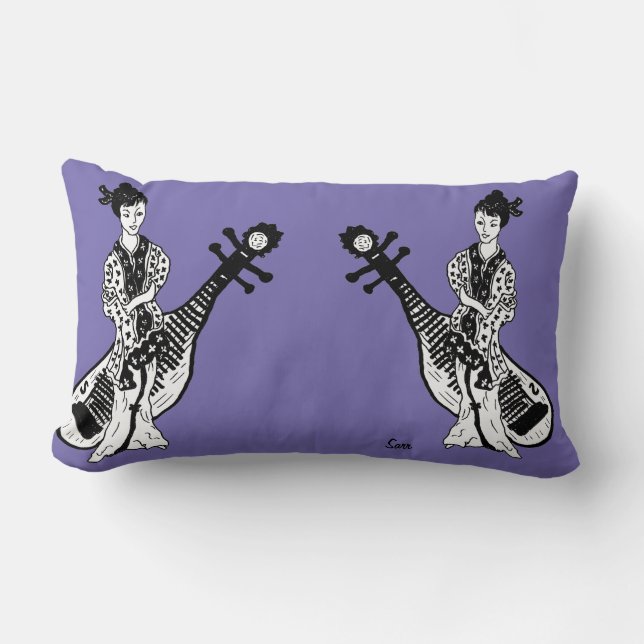 Throw Pillow : Geisha girls (Front)