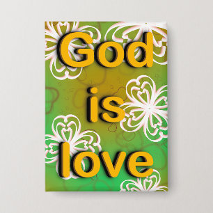 Throw Pillow god is love