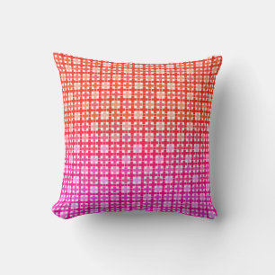 Throw Pillow gradient , chequered gradient ,ombre