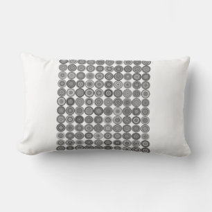 throw pillow grey and white geometric  pattern