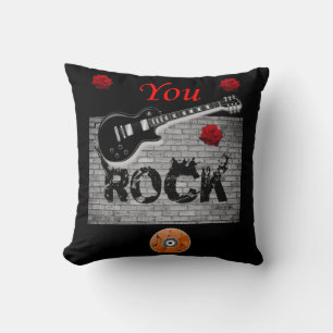 Throw Pillow Guitar