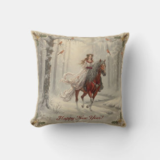Throw Pillow "Happy New Year