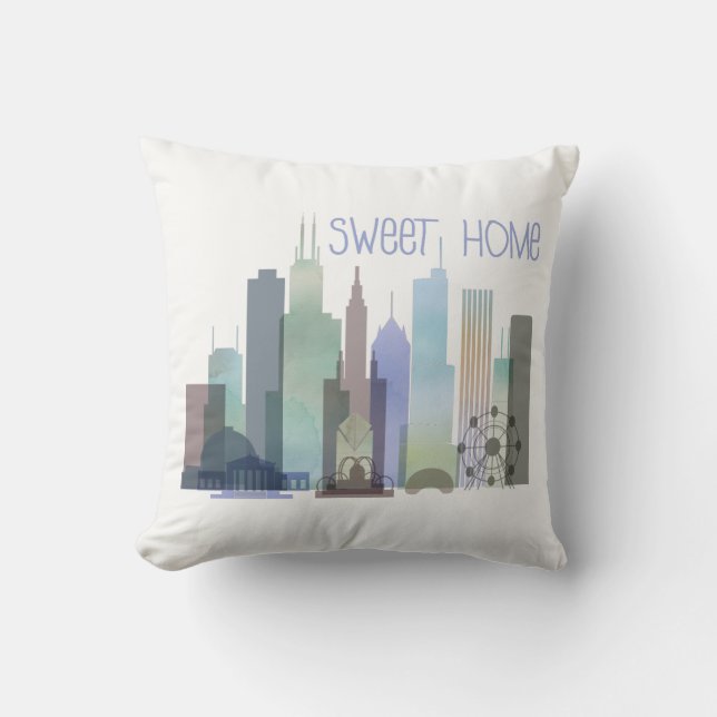 throw pillow, home decor, throw cushion (Front)