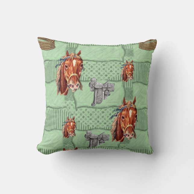 throw pillow Horse (Front)