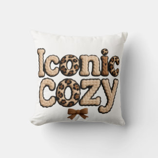Throw Pillow Iconic cozy Faux Yarn Style pillows 