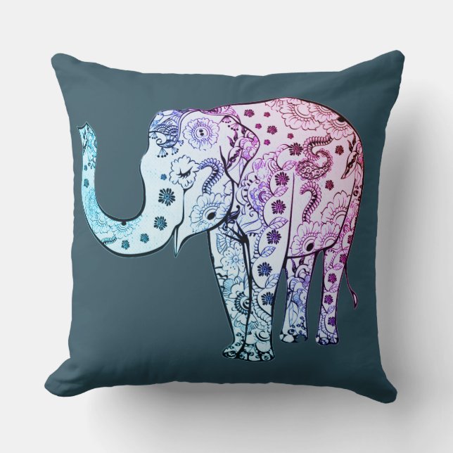 Throw Pillow In Feng Shui Design (Front)