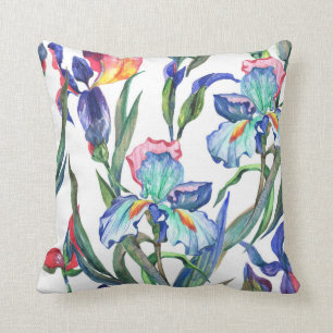 Throw Pillow - Irises