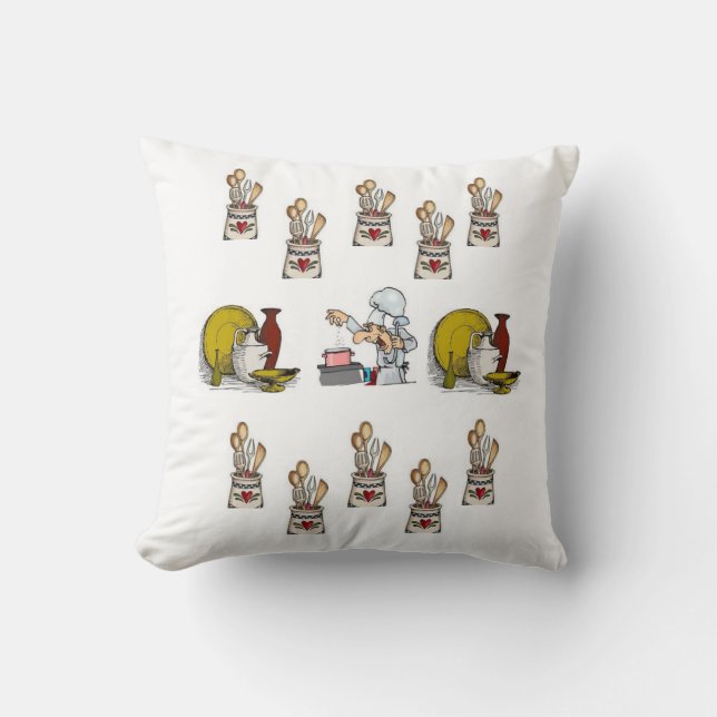 Throw Pillow Kitchen (Front)