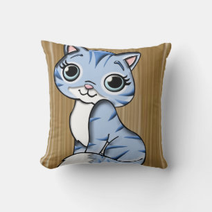 Throw Pillow Kitten