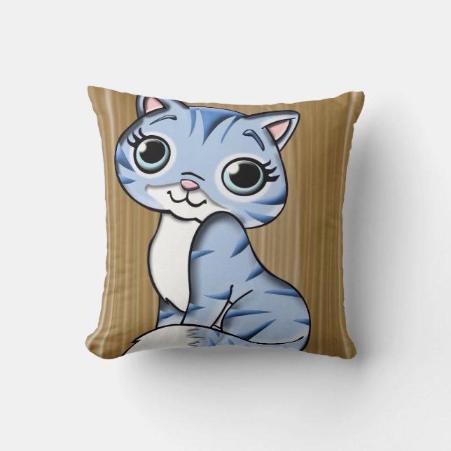 Throw Pillow Kitten (Front)
