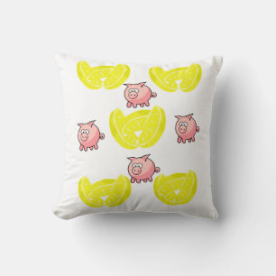 Throw Pillow Lemon