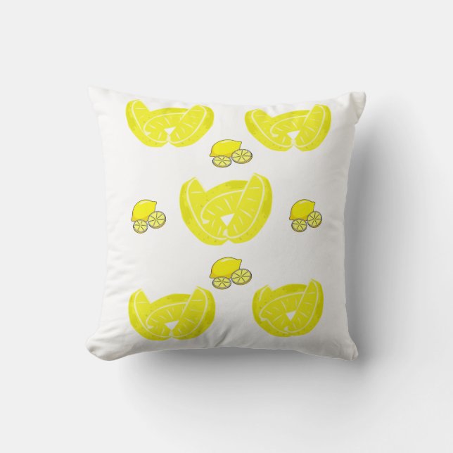 Throw Pillow Lemon (Front)