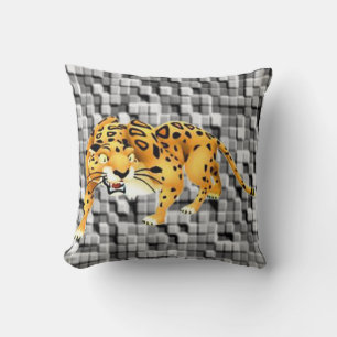 Throw Pillow Leopard