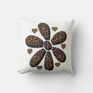 Throw Pillow Leopard