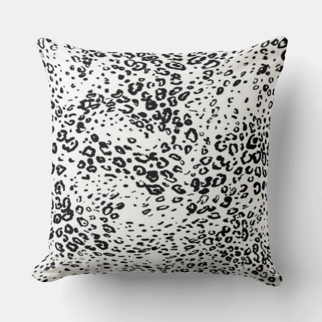 Throw Pillow/Leopard Print Cushion (Front)