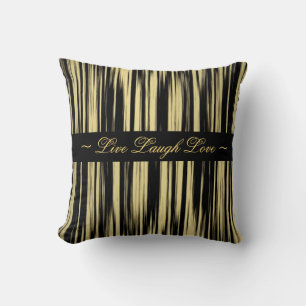 Throw Pillow/Live Laugh Love Cushion