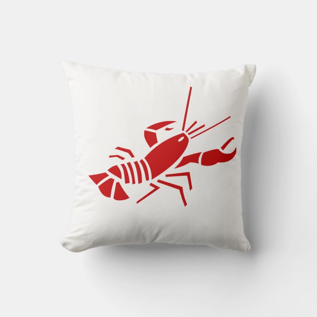 Throw Pillow Lobster (Front)