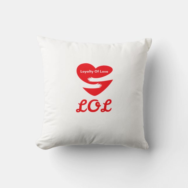 Throw Pillow lol (Front)