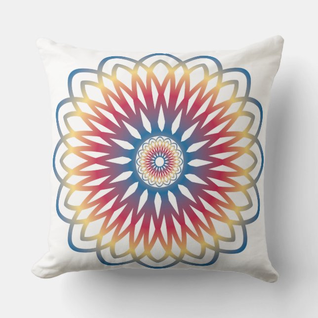 Throw pillow mandala design (Front)