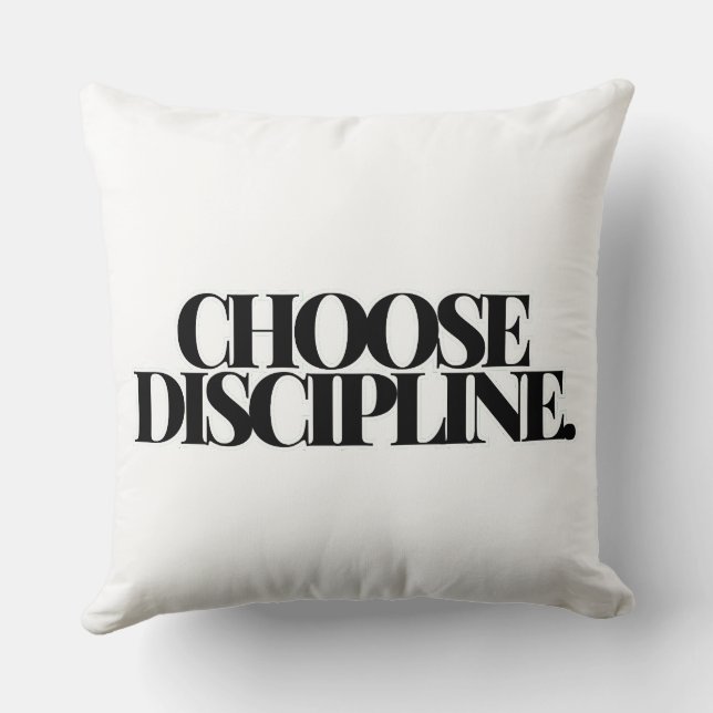 Throw Pillow – Minimalist Inspirational Home Decor (Back)