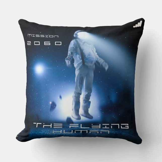 Throw Pillow Mission 2060 (Front)