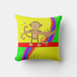 Throw Pillow Monkey