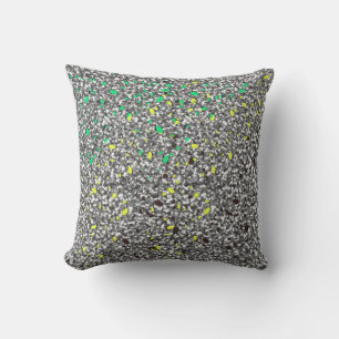 Throw Pillow multicolore dots