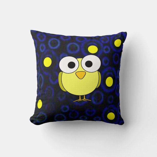 Throw Pillow Owl (Front)