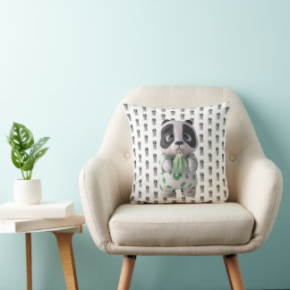 Throw Pillow - Panda