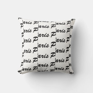 Throw Pillow Paris