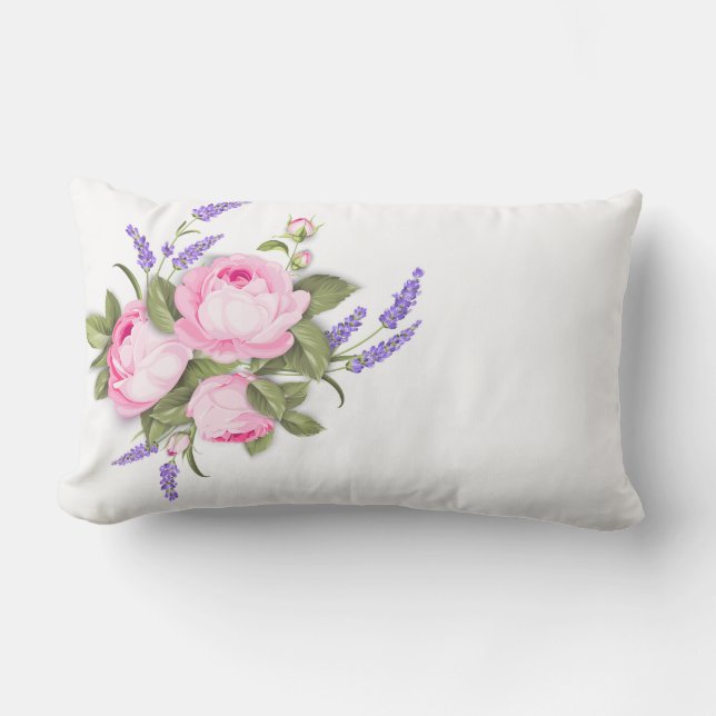 Throw Pillow Peony Outdoor Pillow (Front)