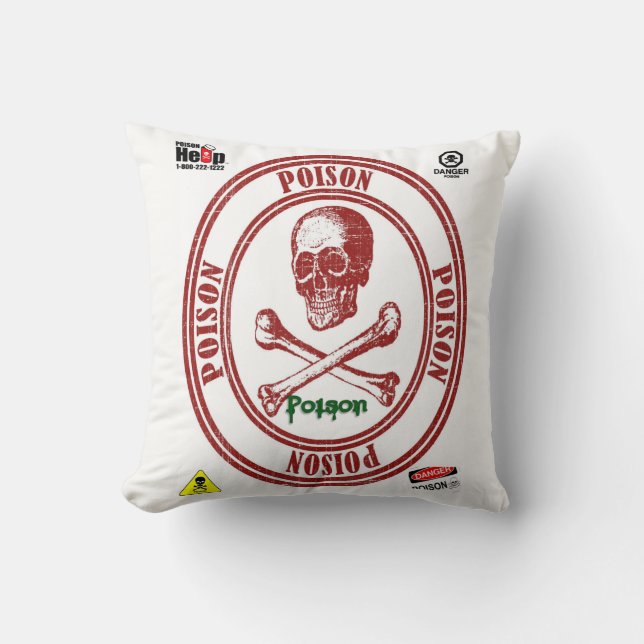 Throw Pillow Poison (Front)