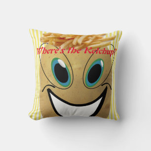Throw Pillow Potato, French Fries, Ketchup?