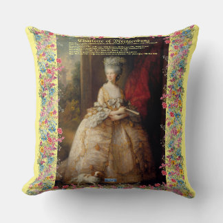Throw Pillow (Queen Charlotte D) RFPMDesigns©️2024