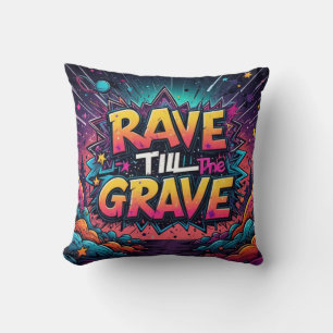 Throw Pillow Rave