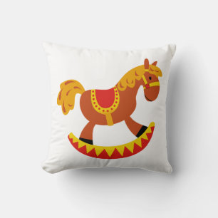 Throw Pillow/Rocking Horse Cushion
