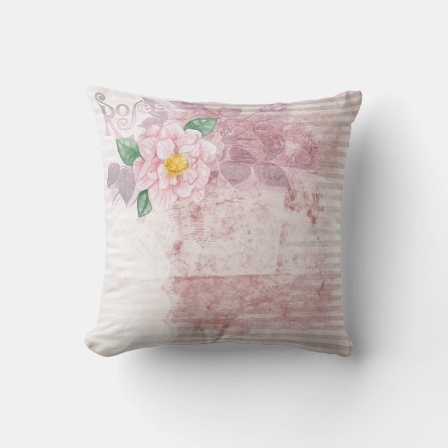 Throw Pillow/Roses Cushion (Front)