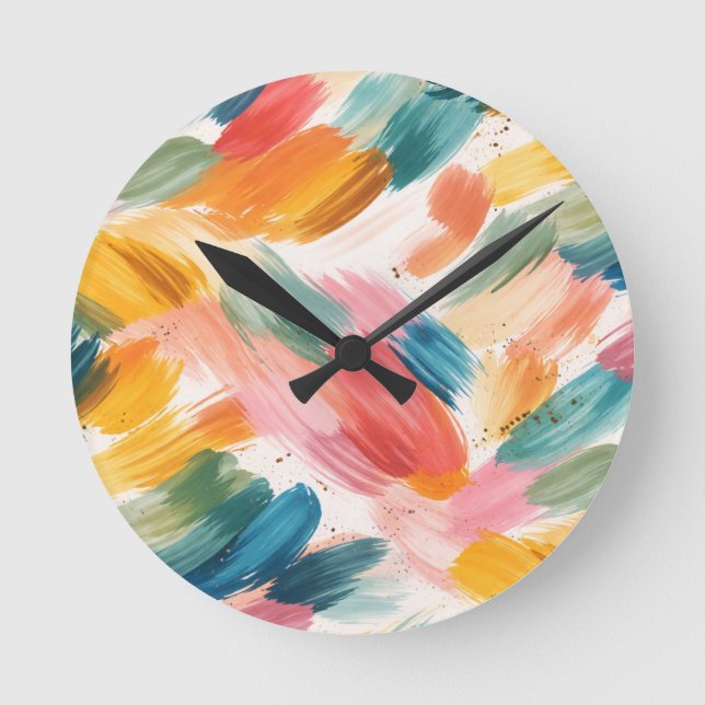 Throw Pillow Round Clock (Front)