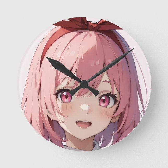 Throw Pillow Round Clock (Front)