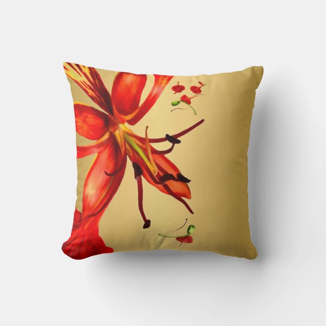 Throw Pillow Royal Poinciana (Front)