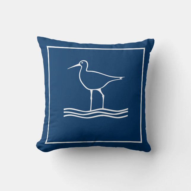 Throw Pillow Sandpiper (Front)