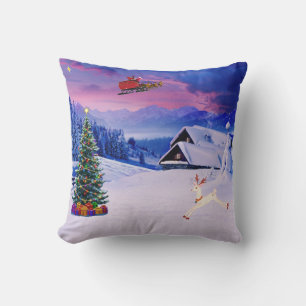 Throw Pillow Santa claus mood 